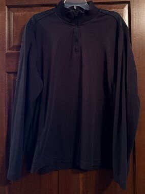 Kenneth Cole Awearness Men's Black Quarter-Zip Pullover